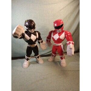 Playskool Heroes Mega Mighties Power Rangers Black/Red  Rangers10" Action Figure